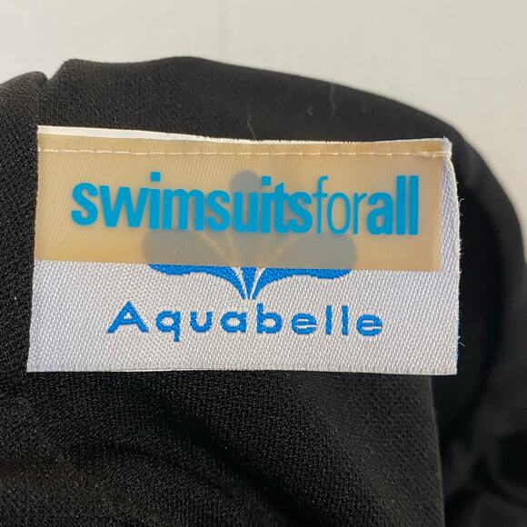 Aquabelle Swimsuits For All Black Red One Piece Swimsuit Size 20W - Picture 6 of 8